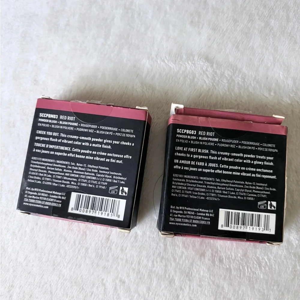 NYX‎ Red Riot Blush Duo